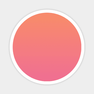 Orange and Pink Gradient. Magnet